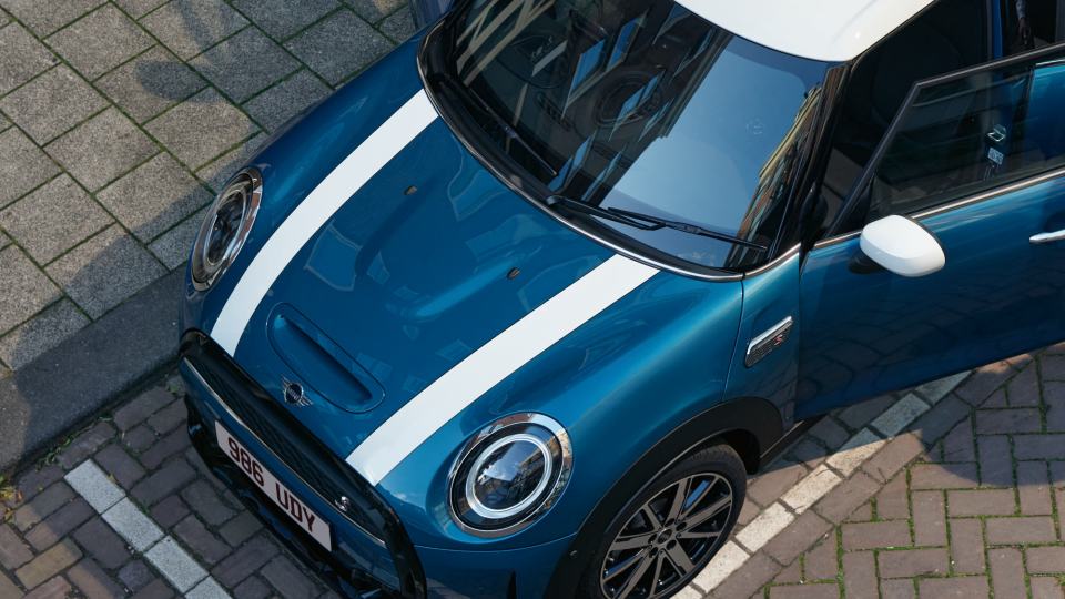 Mini cooper 5-door tampak atas
